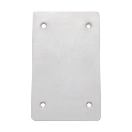 SIGMA ELECTRIC Cover Blank Wp Plstc Wht 14150WH